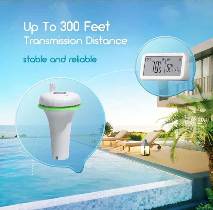 INKBIRD IBS-PO2R Безжичен термометър и приемник за басейн джакузи