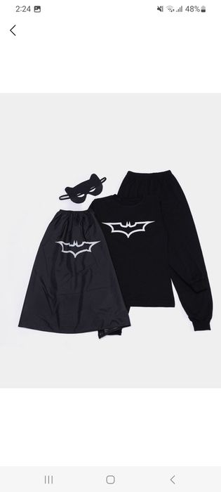 Костюм детский человека паука и Бэтмена