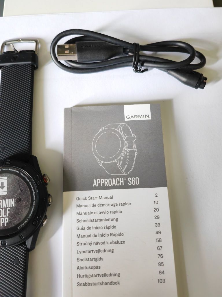 Garmin GPS часовник за голф  Approach S60