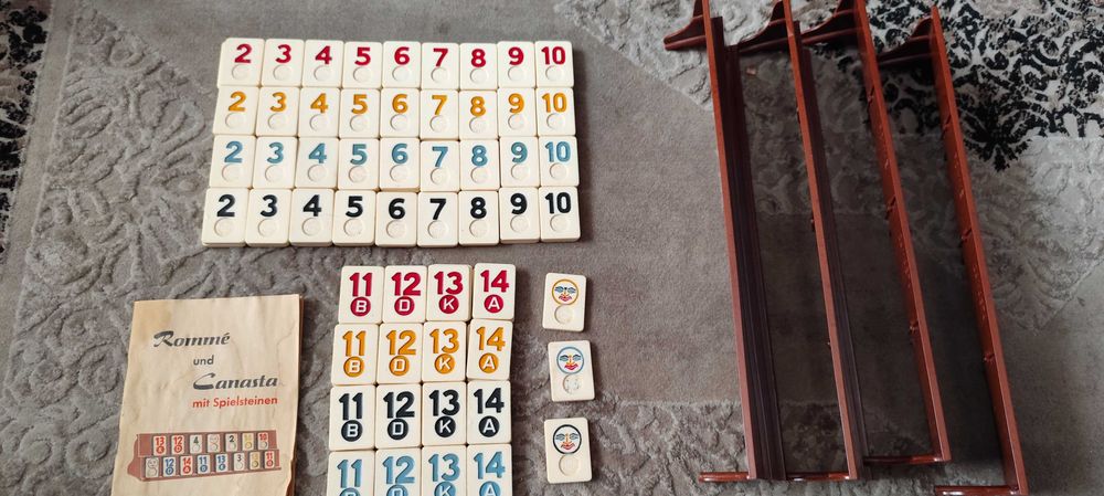 joc remi remy si CANASTA vintage impecabil