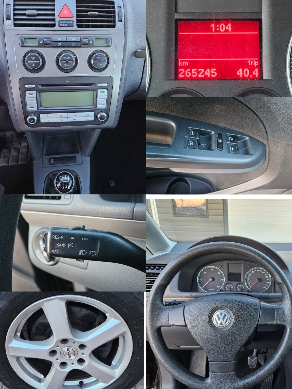 VW Touran/2007/ 1.9 Diesel /105cp /Manual