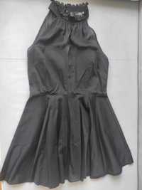 Черна къса рокля MISO