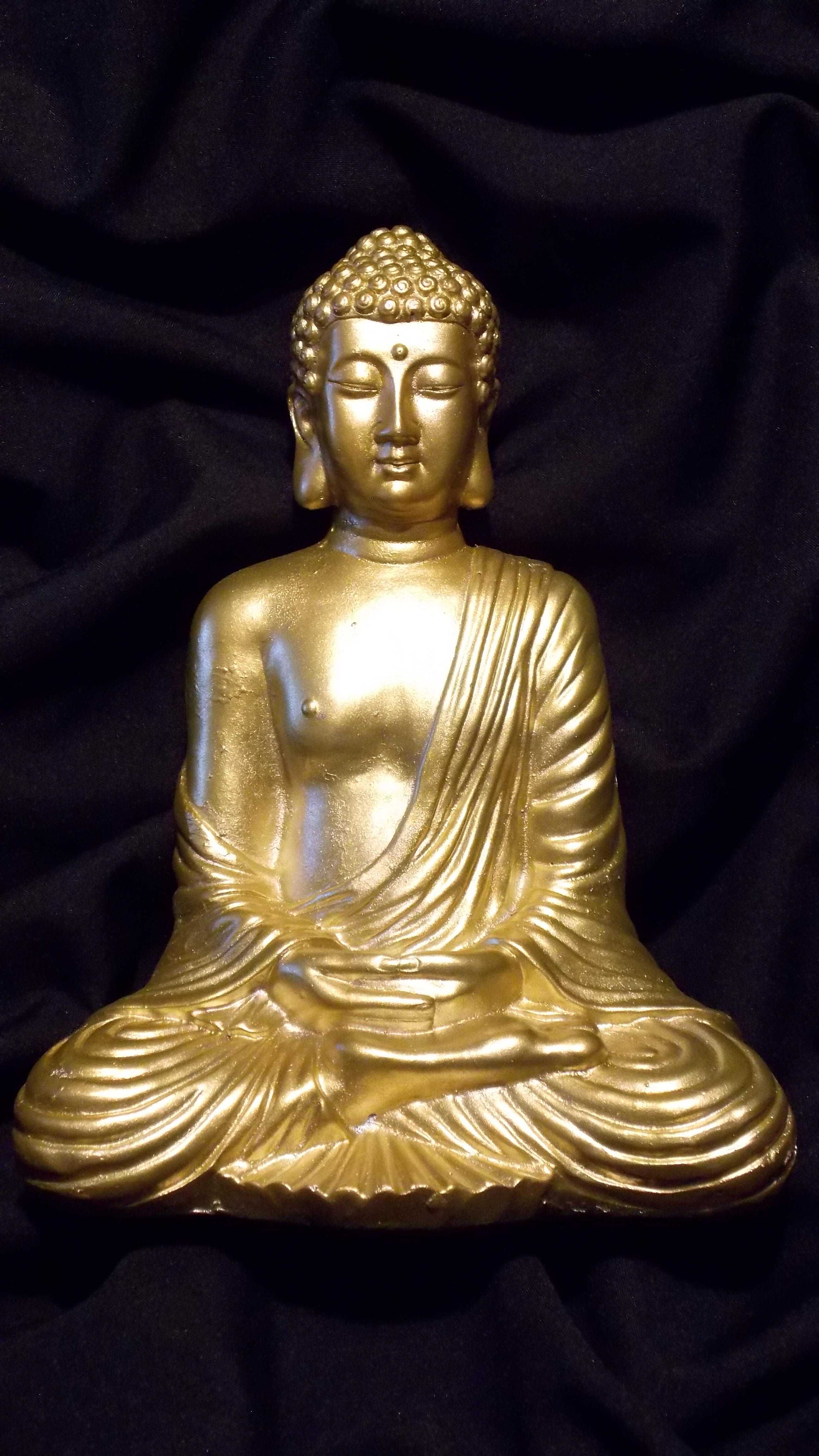 Statueta Buddha 31 cm 1,6 kg rasina  arta religie asiatica antichitati