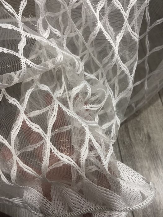 Продам тюль, узоры ромбик