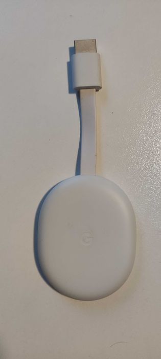Google Chromecast G454V HD Streaming Device with Google TV Snow White