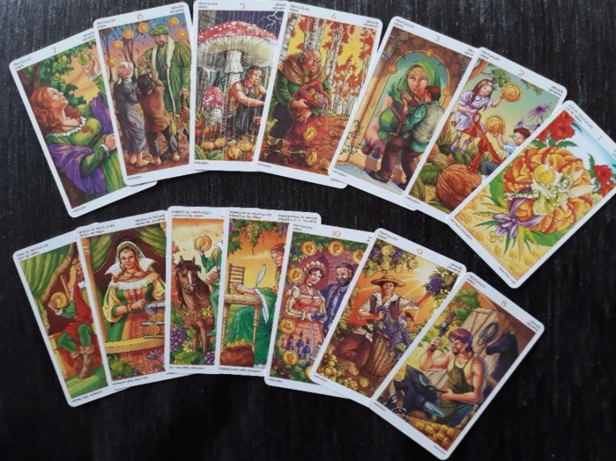 Tаро: Wheel of the Year Tarot & Golden Wheel Tarot & Monsoon Tarot