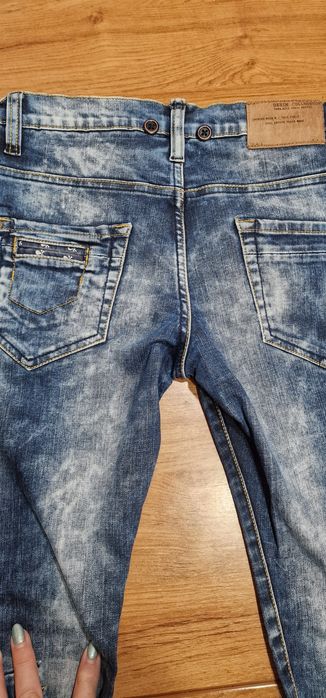 Дънки и камуфлажен панталон 158 см