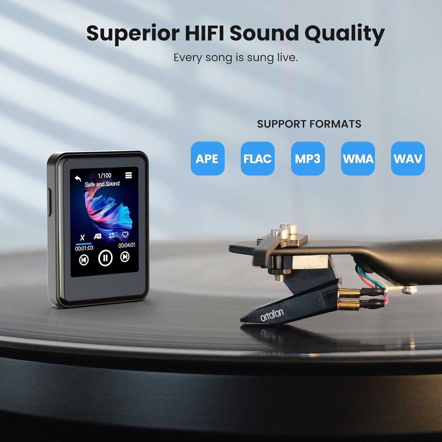 64GB/128GB MP3 плейър с Bluetooth от ZOOAOXO M900