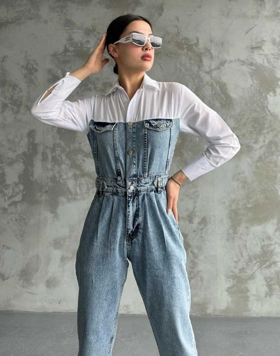 Дънков гащеризон с риза