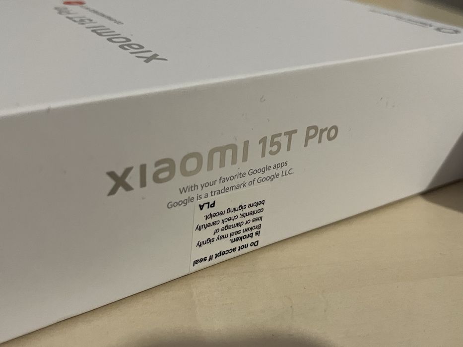 НОВ!!! Xiaomi 15T Pro 1TB / 12 GB RAM (черен, неотварян)