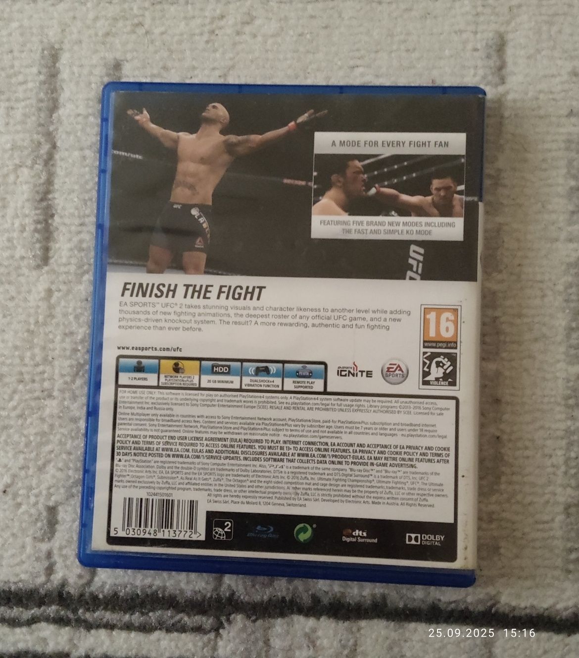 UFC 2 на Playstation 4 б/у