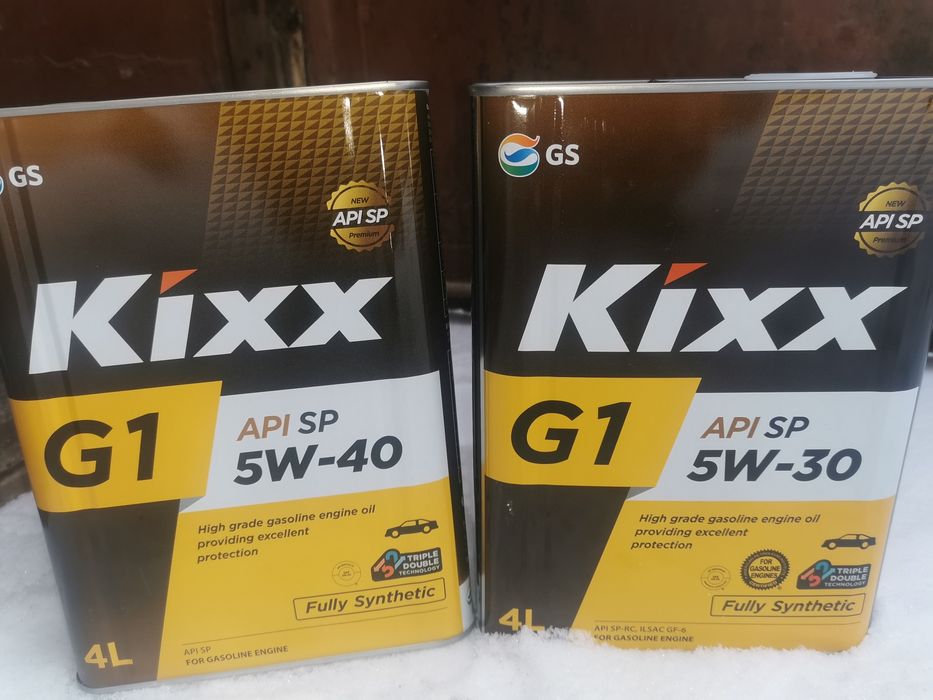 Масло Кикс 5W30 , 5W40-4литра Корея АРI SP Синтетика полная  последнег