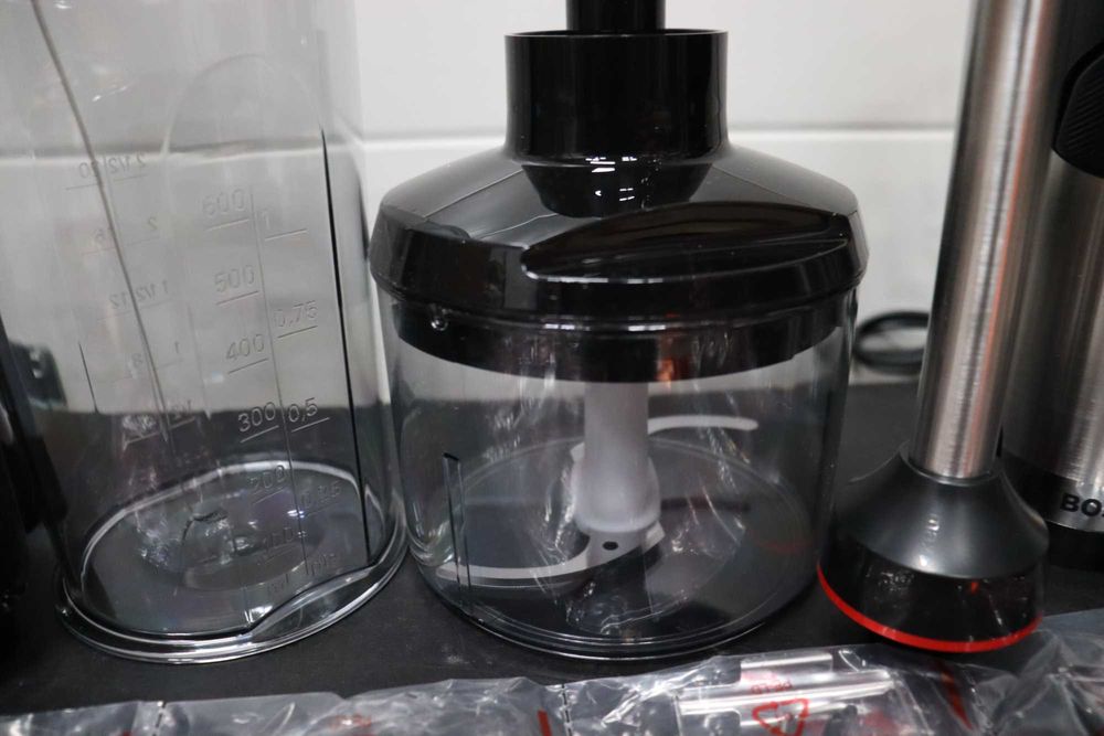 BOSCH Серия6 Пасатор ErgoMaster 1000W Неръждаема стомана, СПУКАНА ЧАША