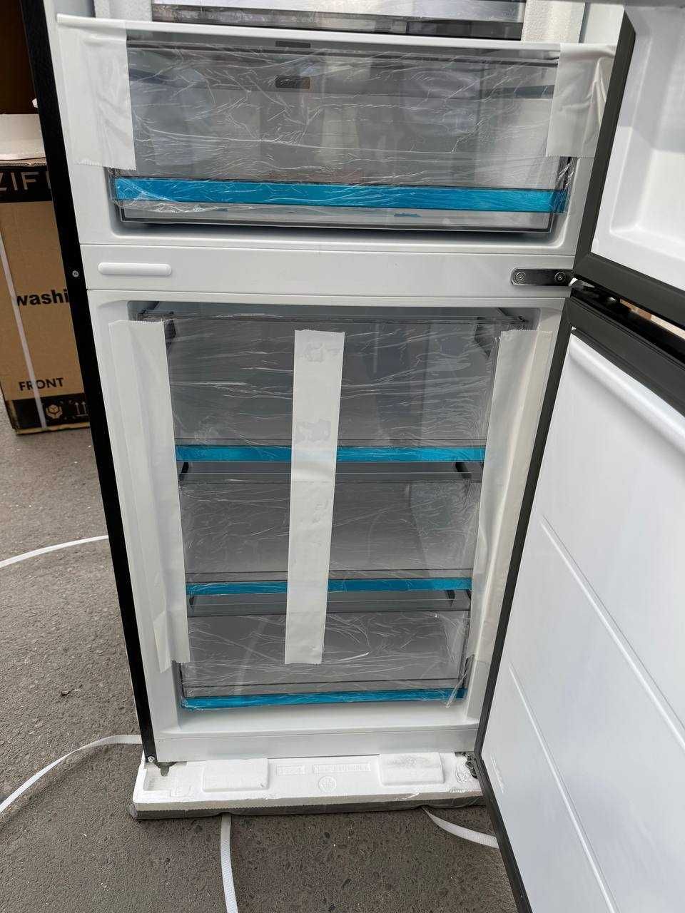 Холодильник ZIFFLER RFBF-409DI Inverter No Frost Metal Cooling
