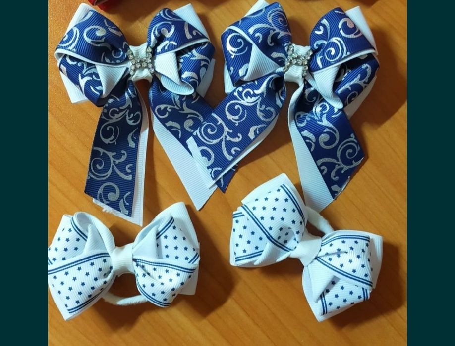 Банты и заколки для школы