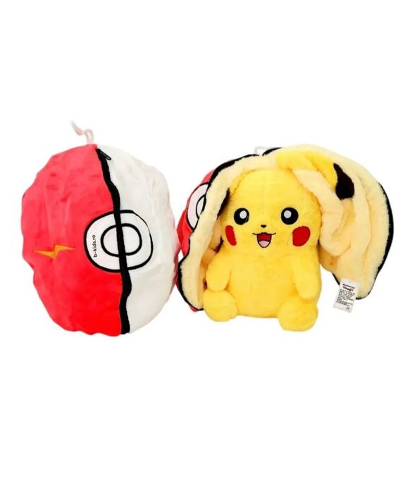 Трансформираща се Плюшена играчка Пикачу Pokémon Pikachu играчка