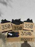 Adidas yeezy 350 boost static black reflective
