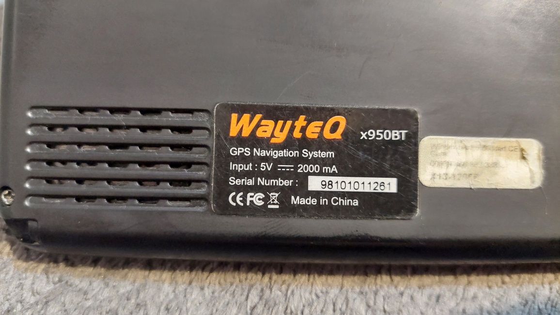 Sistem Navigatie WAYTEQ 950 BT FM