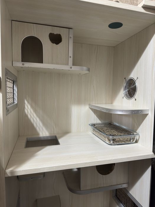 Клетка для шиншилл / витрина для шиншилл