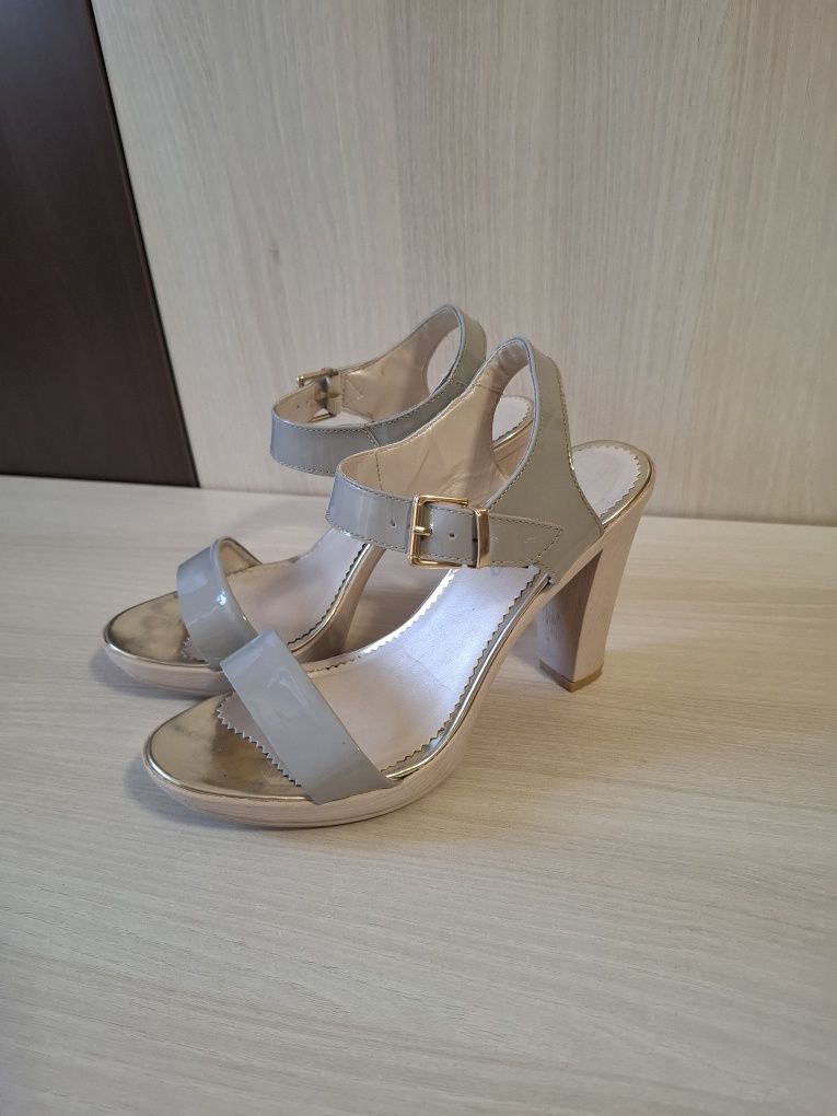 Sandale dama Marelbo, piele naturala, transport gratuit