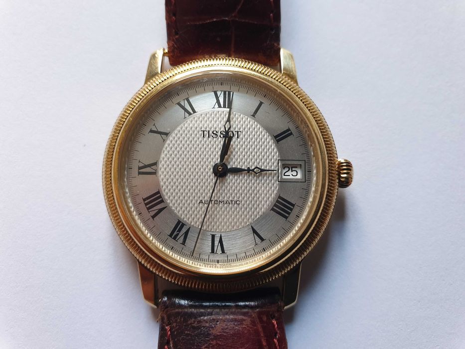 Ceas Tissot Bridgeport automatic aur 18K