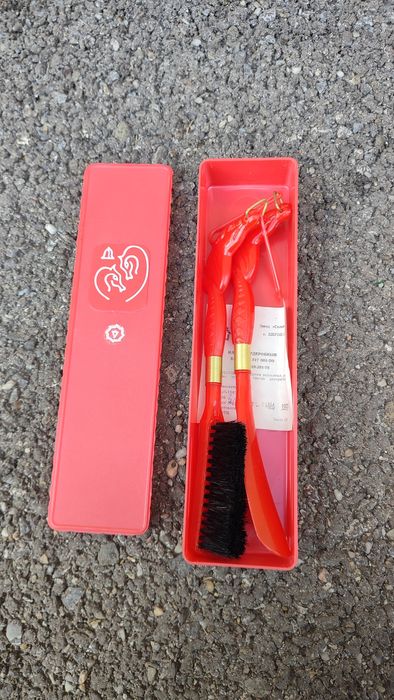 Set incaltator si perie pantofi