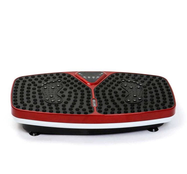 Виброплатформа массажер для ног, тела, с пультом, фитнес резинки