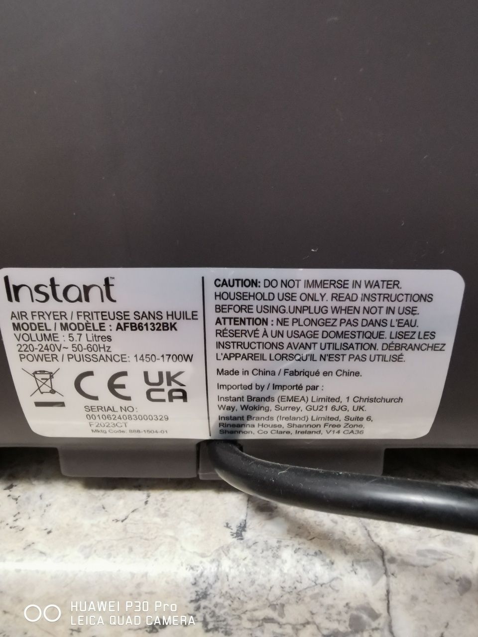 Instant Vortex Plus ClearCook-5.7 , литра