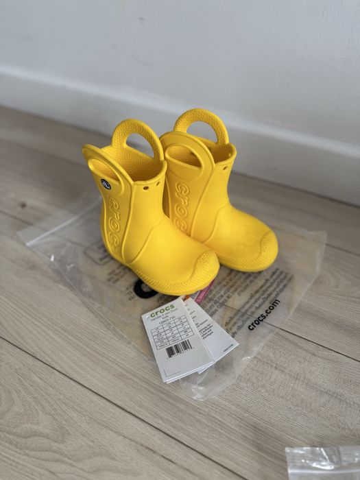 Crocs резиновые сапоги кроксы размер с6 (23 размер, 13,2 см)