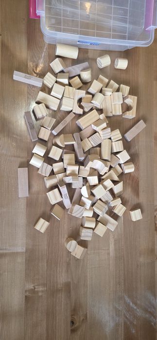 Cuburi lemn constructie + jenga