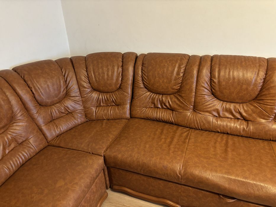 Colțar Extensibil Imitatie Piele, Canapea .