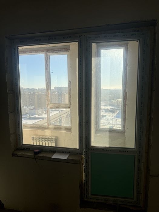 Пластиковые окна и дверь!