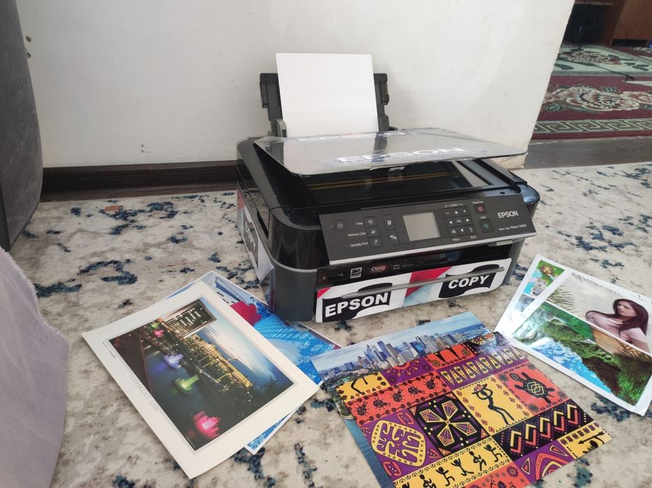 Epson L 650 kopia skanerli 6 ta rangli hama yeri 100% idialni tiniq