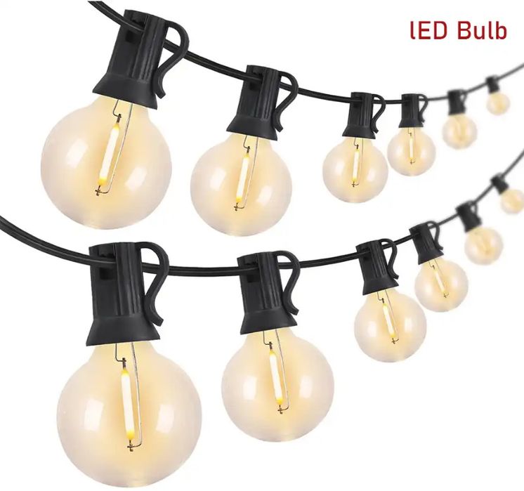 Ghirlanda luminoasa LED 31 bec 16.5m / lant de bec gradina / terasa