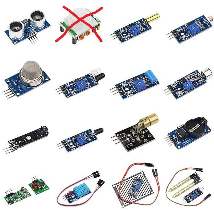 Модули датчики платы расширения к Arduino