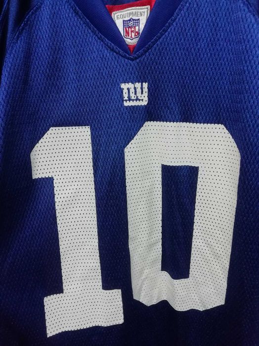 New York Giants Manning #10 Reebok Jersey NFL оригинална тениска S/M