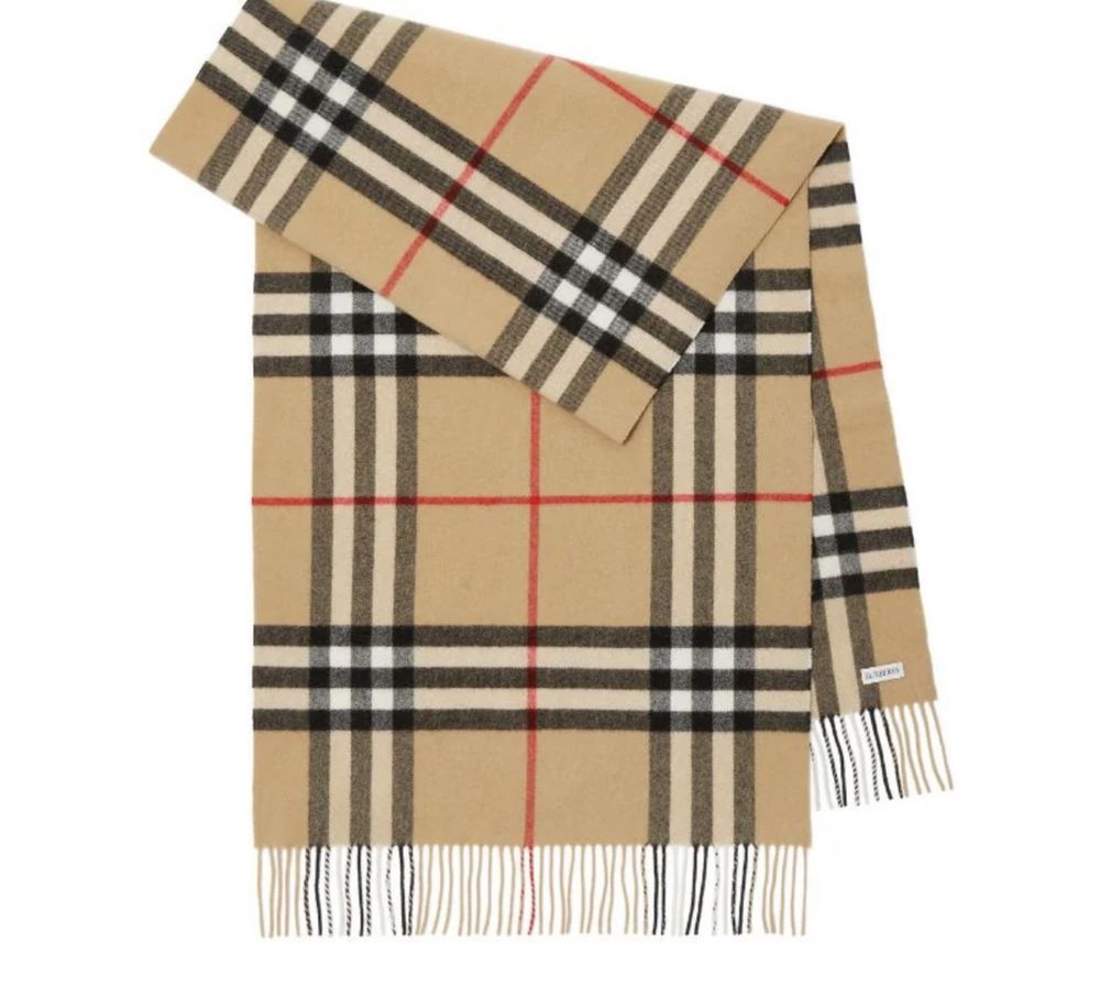 Кашемировый шарф под Burberry