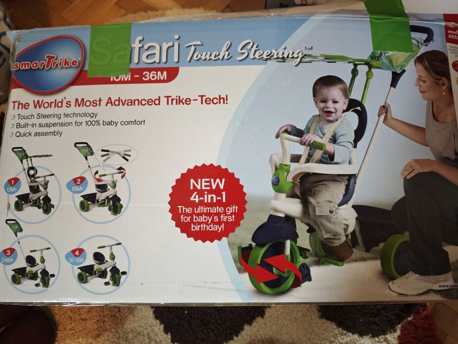 Tricicleta smarTrike Safari 4in1 noua