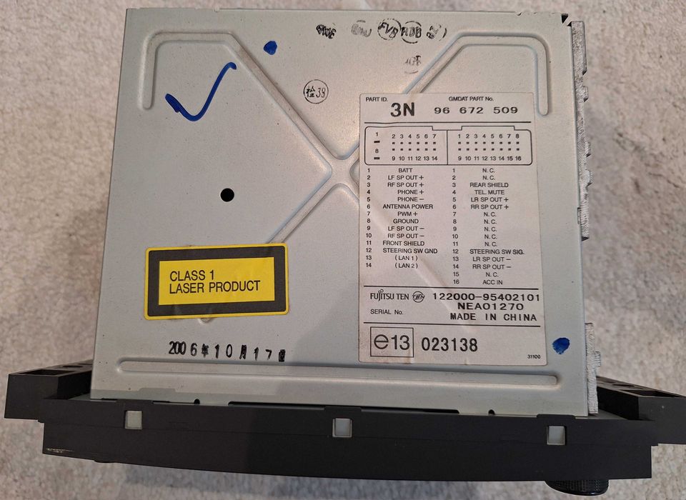 Chevrolet captiva 1 generation(2006/18) music player