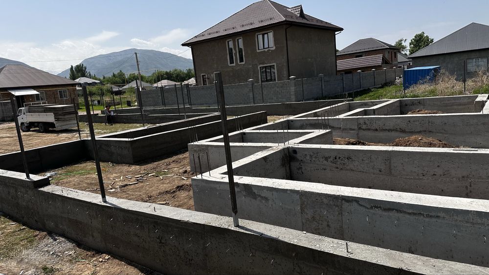 Заливаем фундамент со своеи опалубка шымкент бетон заливка фундамент