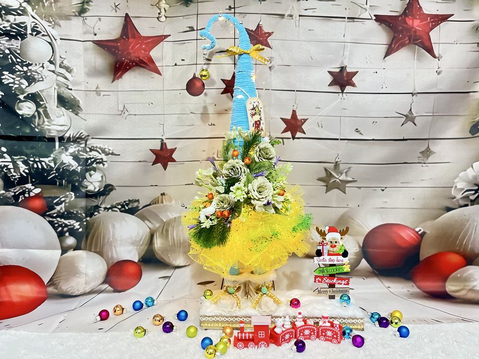 Bradut / Brazi hand made cadou craciun inaltime 55-60 cm