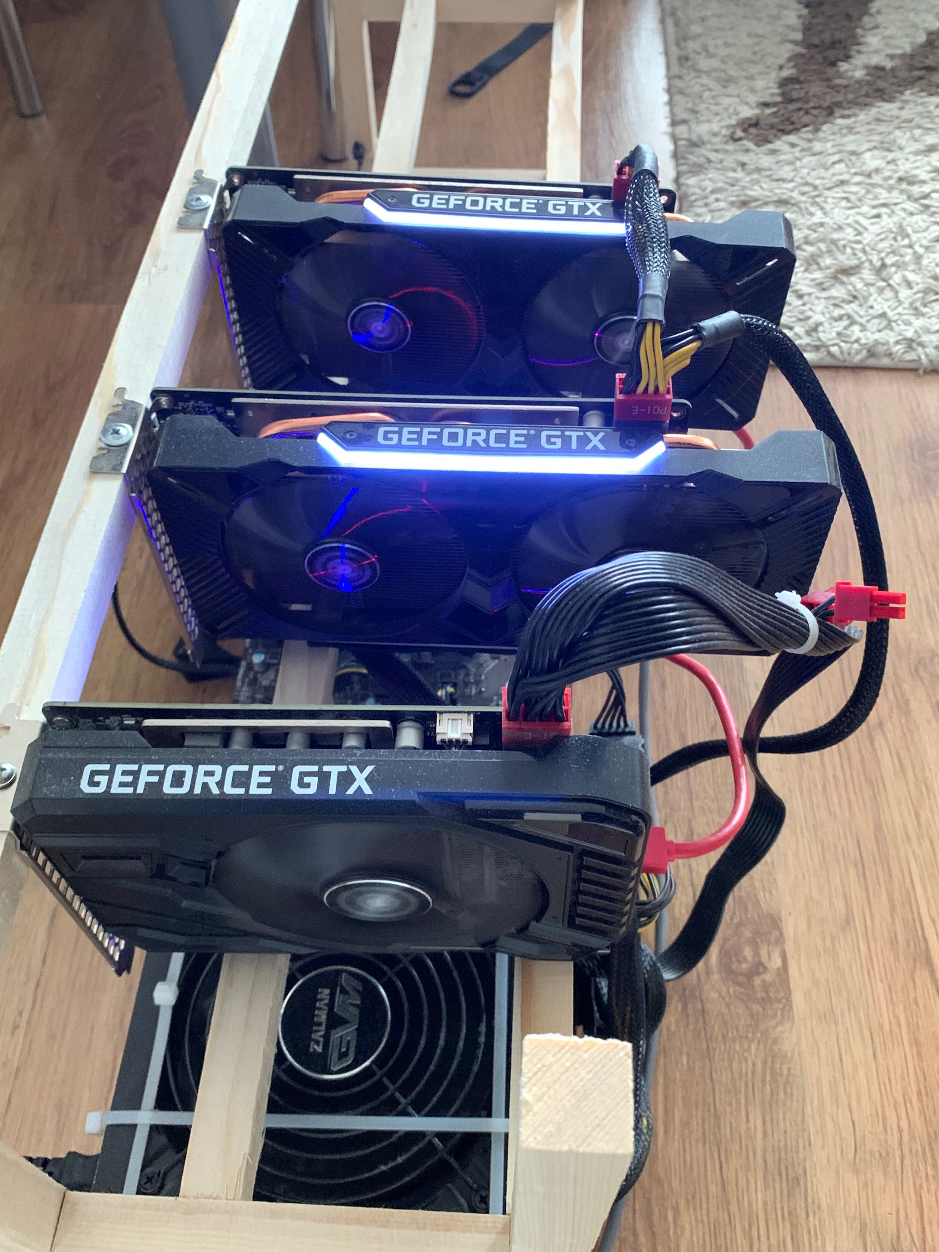 Продавам риг с 1660 super
