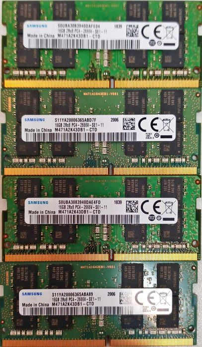 Memorii Laptop Samsung 16GB 2Rx8 PC4 2666V