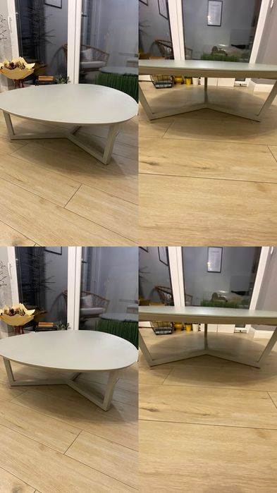 Vând masă de cafea modernă, culoare gri