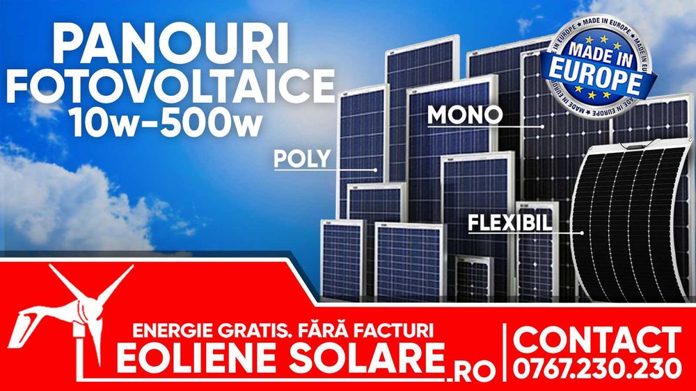 PANOURI SOLARE - panou solar - Instalatie si sistem complet - TECUCI