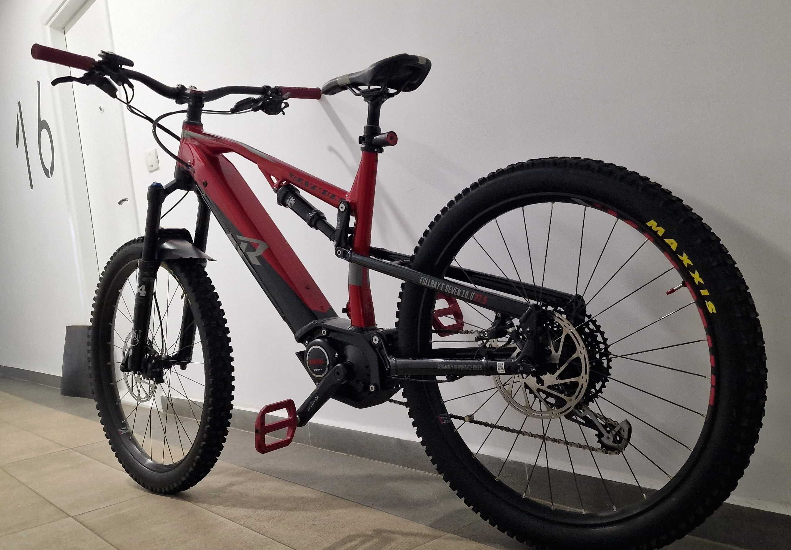 E Bike Raymon Fullray E-Seven 10.0 echipare FOX / SRAM