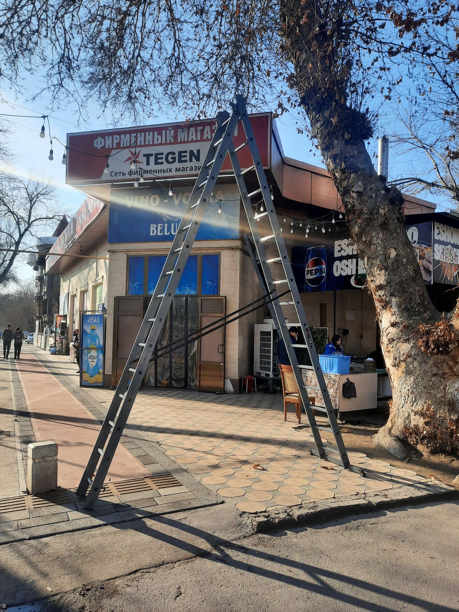 Лестница аренда Ташкент прокат ижара нарвон трансформер стремянка шоти