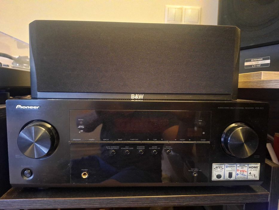 Pioneer vsx 521 b&w cc3 canton gle