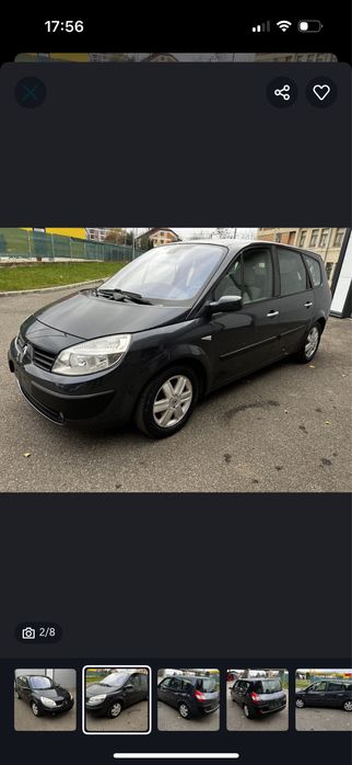 Renault scenic 1.9 7 locuri interior piele impecabil la interior.