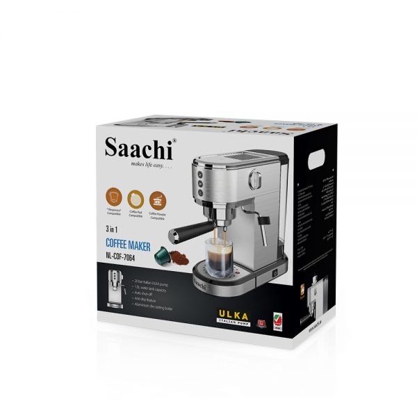 Кофеварка капсульная Saachi 3 в 1 Dubai Delonghi Dedica